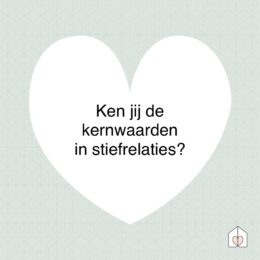 Ken jij de kernwaarden in stiefrelaties