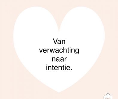 Van verwachting naar intentie